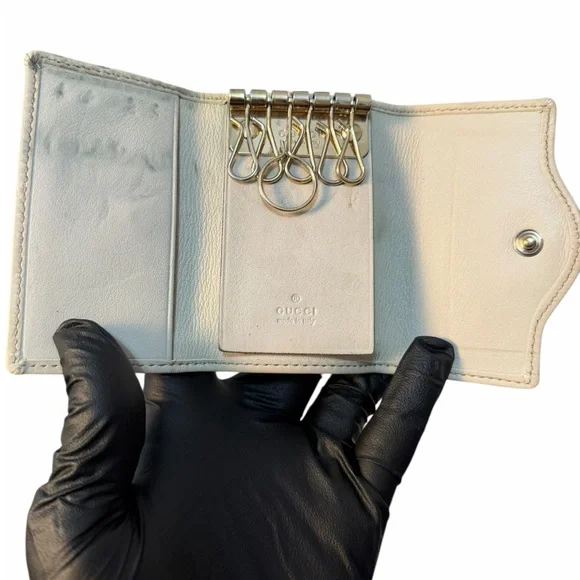 Gucci Sukey GG Canvas 6-Ring Key Case (A288) - Picture 5 of 8